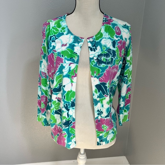 Talbots Jackets & Blazers - Talbots Multicolor Floral Blazer